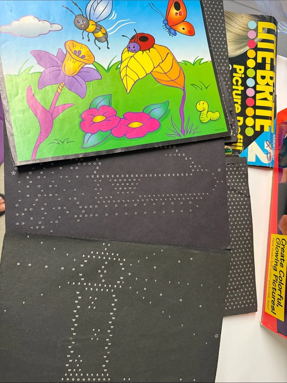 Vintage Lite Brite Set